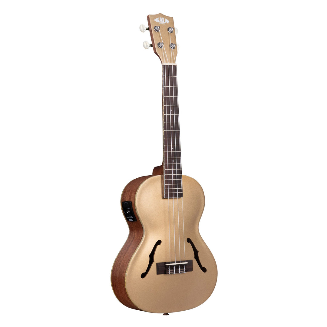 Kala KA-JTE-KZGD Archtop Tenor Ukulele - Kalamazoo Gold