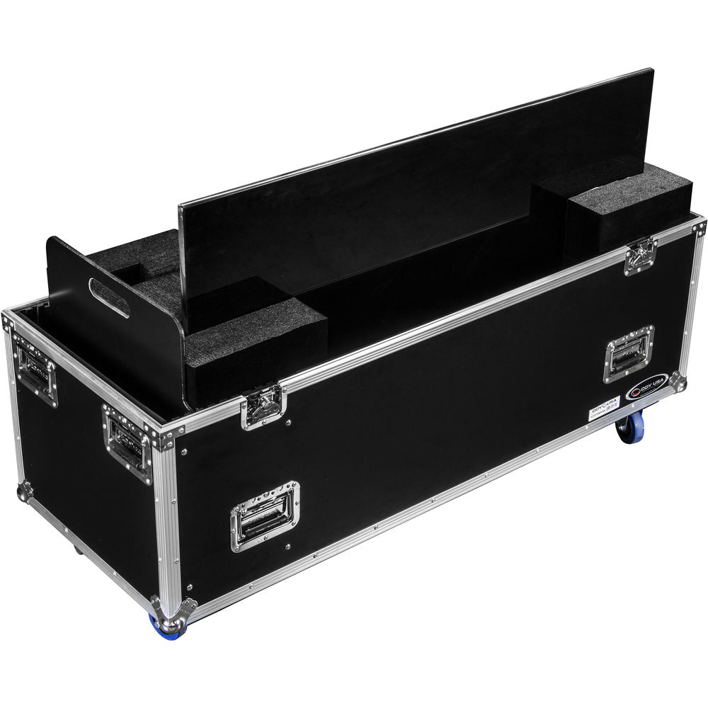 Odyssey FZ2FSM50W Dual Flat-Screen Monitor Case with Casters - 50” to 58”