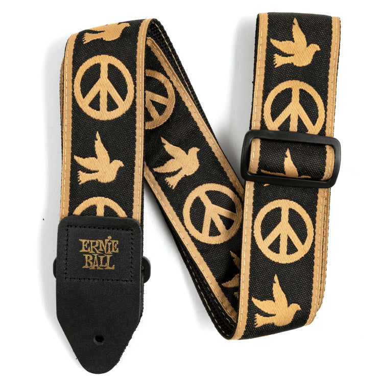 Ernie Ball Jacquard Polypro Guitar Strap - Peace Love Dove