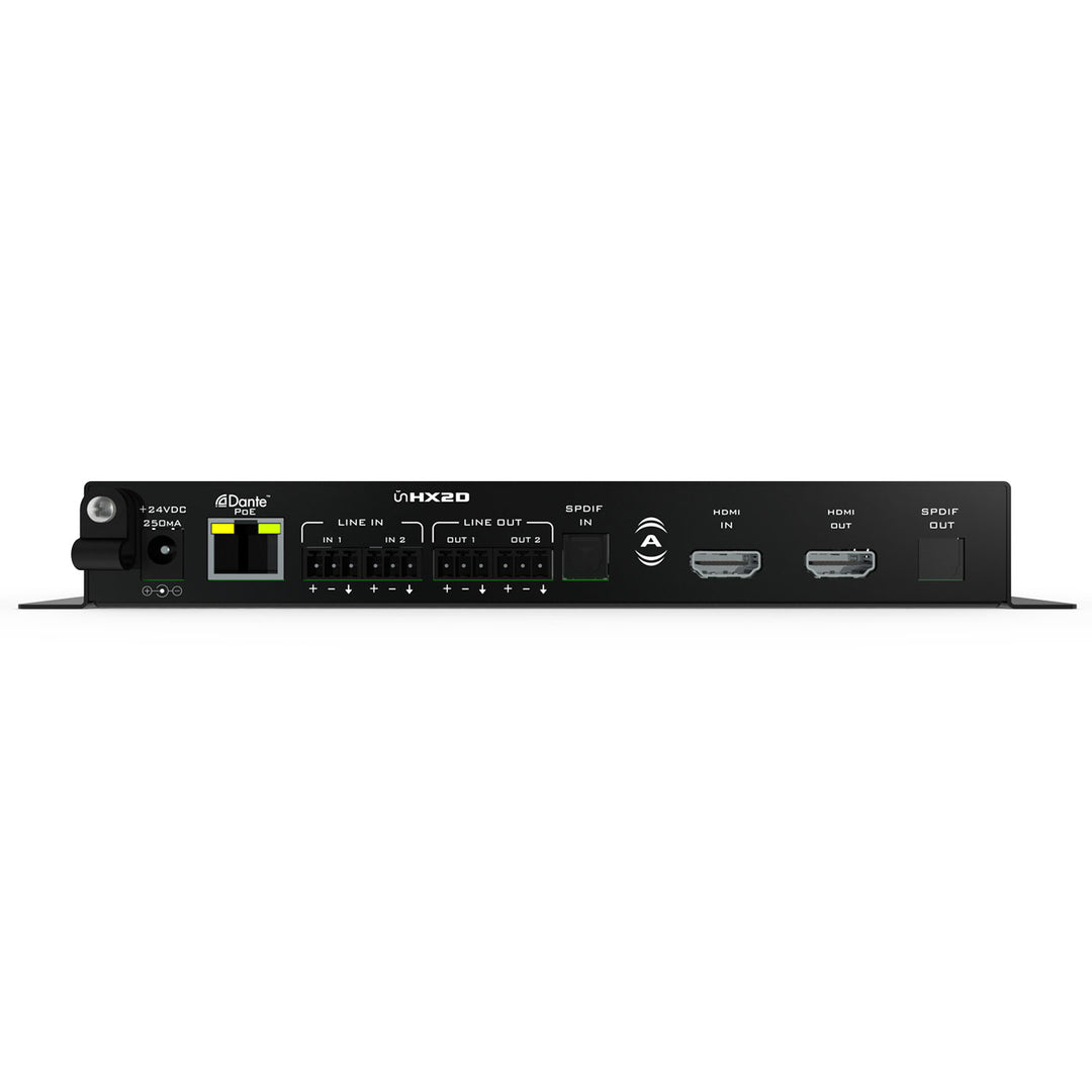 Attero Tech by QSC unHX2D Dante / AES67 Enabled HDMI Audio Embedder / De-Embedder