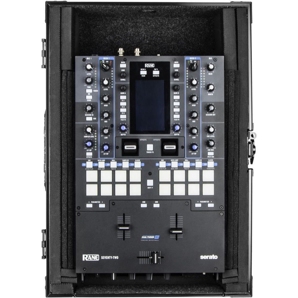 Odyssey FR12MIX Universal 12” Format Extra Deep DJ Mixer Case - Black on Blue