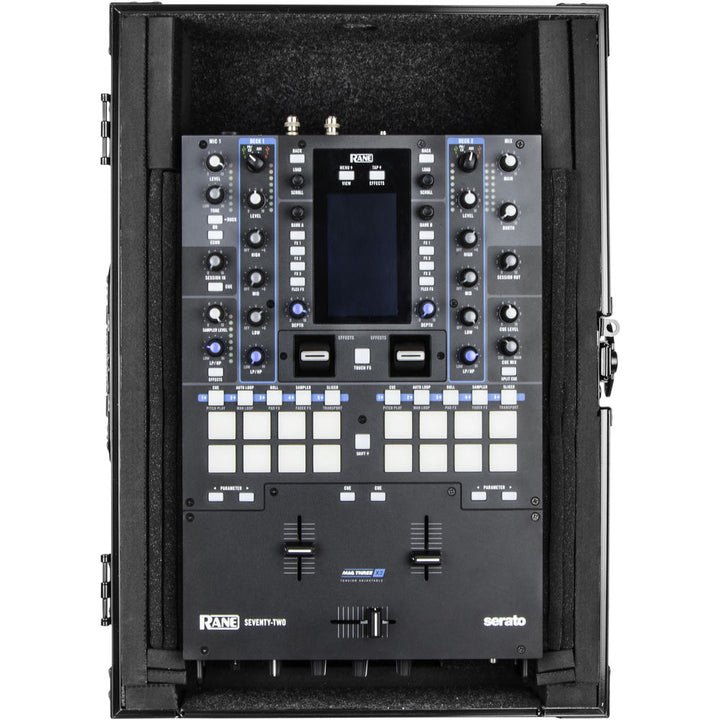 Odyssey FR12MIX Universal 12” Format Extra Deep DJ Mixer Case - Black on Blue