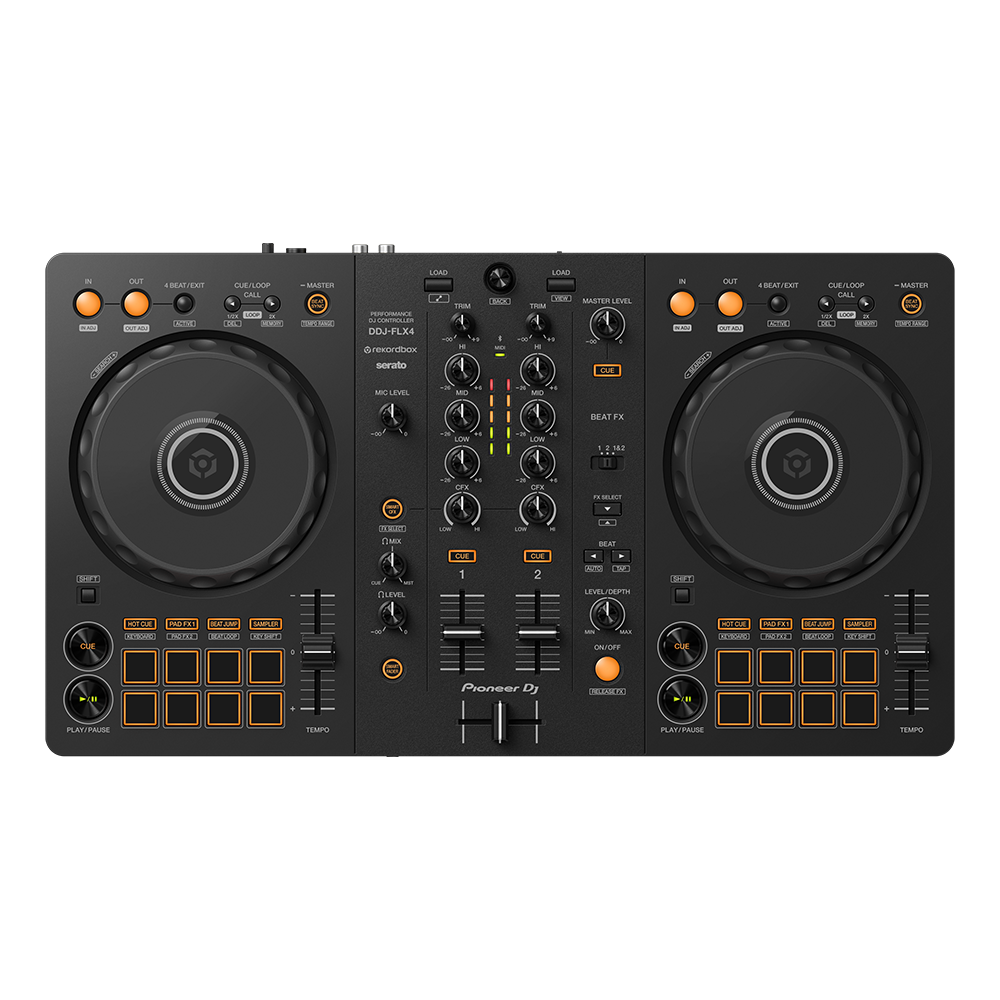 Pioneer DJ - DDJ-FLX4 2-channel DJ controller for multiple DJ applications  (Black)