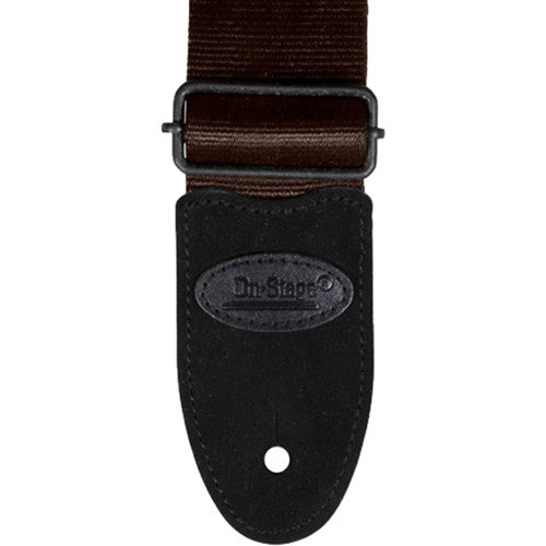 On-Stage GSA20 Seatbelt Guitar Strap - Brown