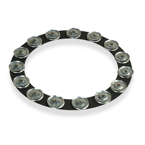 LP LP3814BGA Tambo-Ring 14” - Black Sand w/ Galvanized Steel Jingle