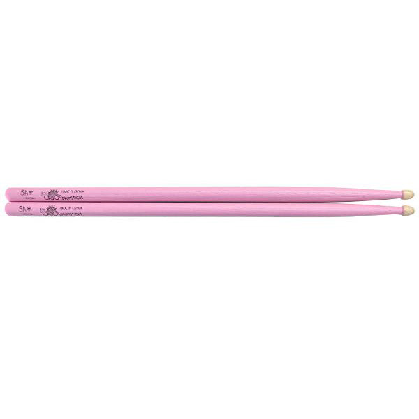 Los Cabos LCD5APINK 5A Pink Drum Sticks- Hickory