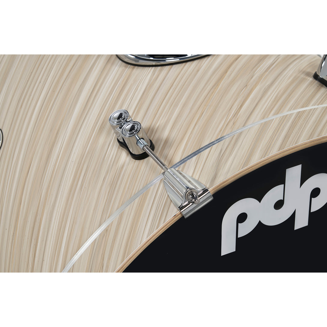 PDP Concept Maple Finish Ply CM Rock Kit Shell Pack w/ Chrome Hardware (14x24, 9x13, 16x16FT) - Twisted Ivory