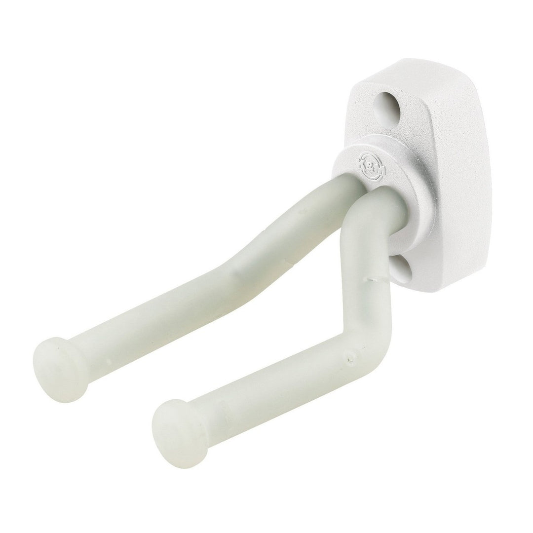 K&M 16280 Guitar Wall Mount (White)