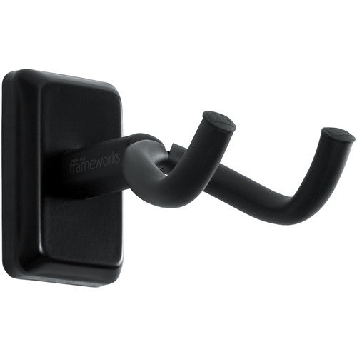 Gator GFW-GTR-HNGRBLK GFW Guitar Wall Hanger w Black Finish