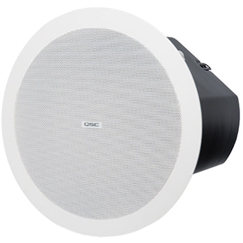 QSC AcousticDesign 6.5'' Two-Way Ceiling Loudspeaker (Pair, White)