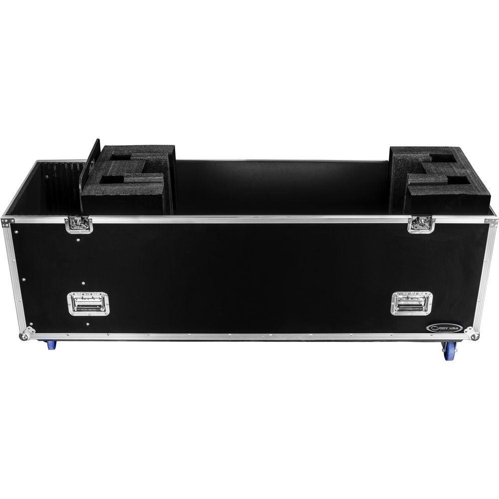 Odyssey FZ2FSM75W Dual Flat-Screen Monitor Case with Casters - 75”