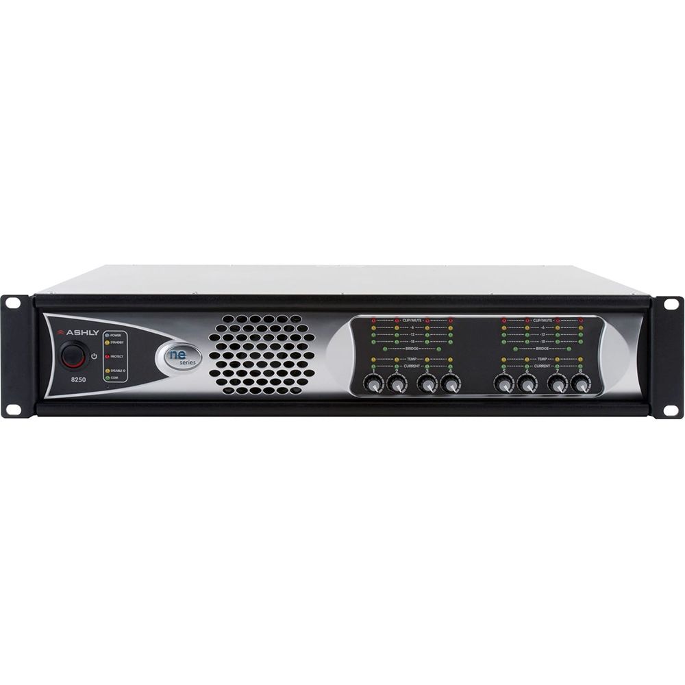 Ashly ne8250.70pe amplifier plus OPDante Option Card