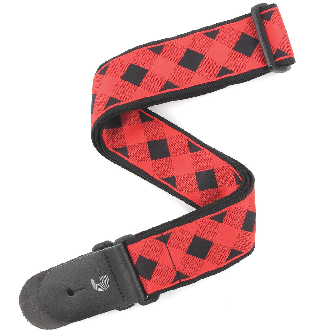 D'Addario T20W1404 - 2'' Gtr Stp, Buff Check - Red