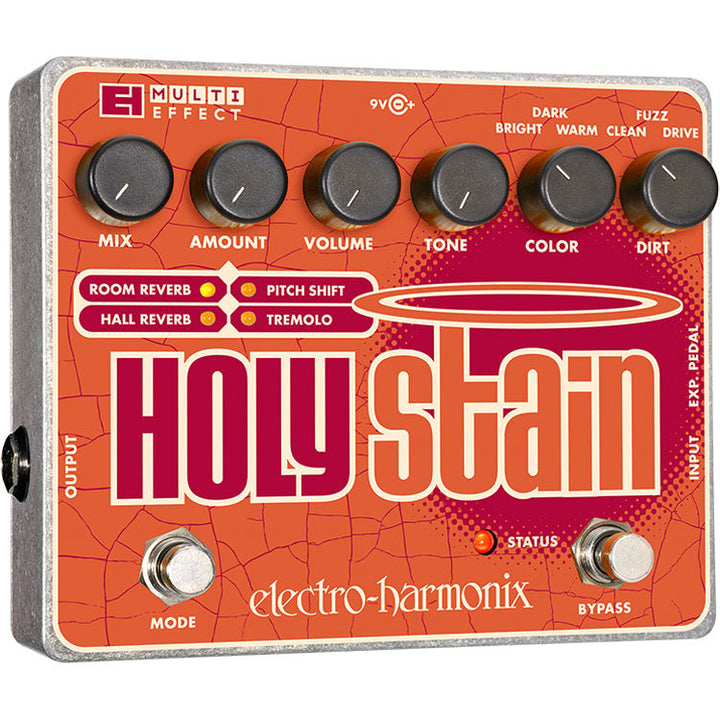 Electro-Harmonix HOLY STAIN Distortion Reverb Pitch Tremolo Multi-Effect Pedal