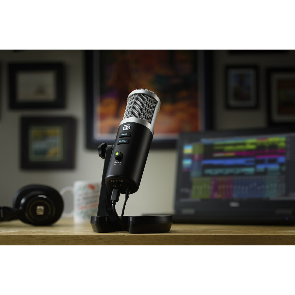 PreSonus Revelator USB Microphone for Streaming Podcasting and Gaming