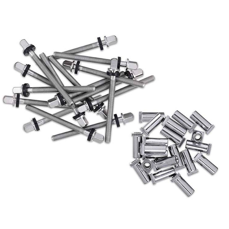 DW SMTP50TL True Pitch 50 Tension Rod w/ Receiver Nut for 14-18'' Toms (16 Pack)