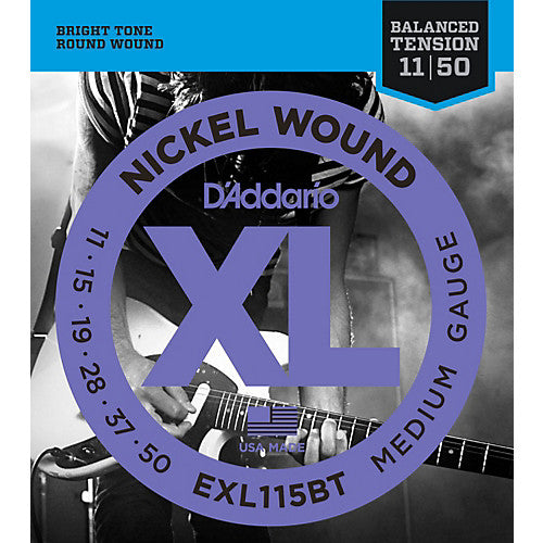 D'Addario EXL115BT - SET ELEC GTR BAL XL MEDIUM