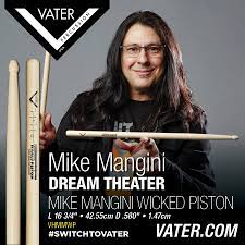 Vater VHMMWP -Vater Mike Mangini's -Wicked Piston Signature Series Drumsticks