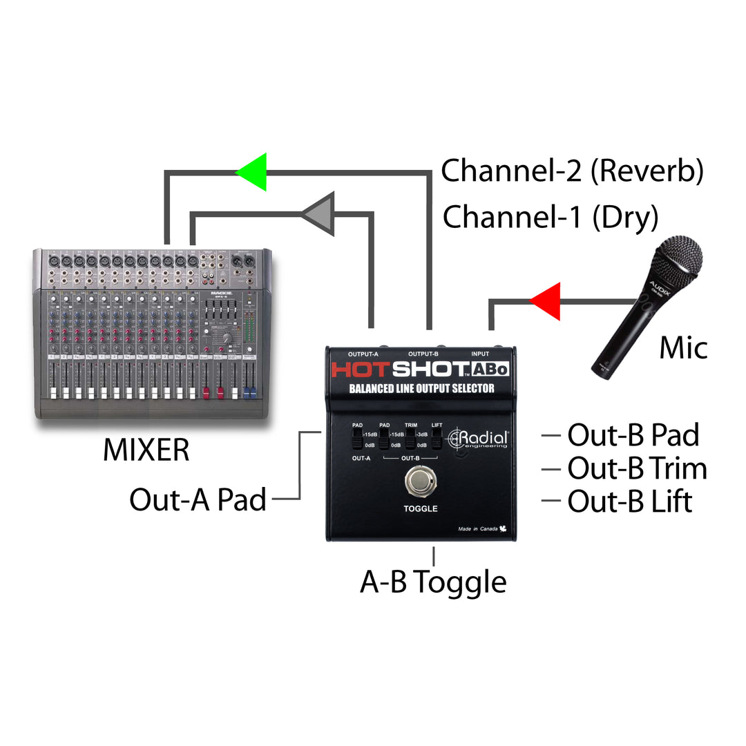 Radial Hotshot ABo Line Output Selector