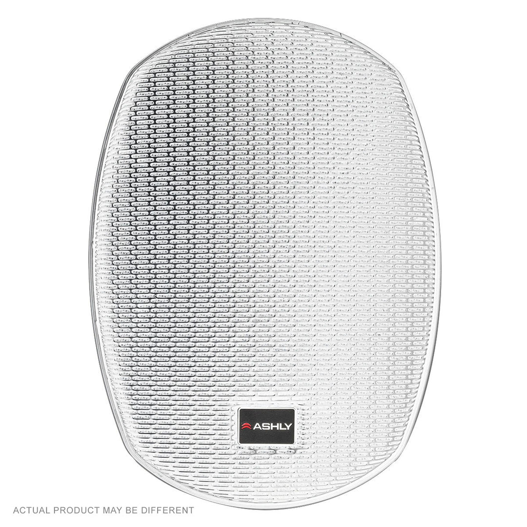 Ashly 5" IP54 All Weather Speaker (pair) - 50W/30W at 8 Ohms/70 Volt, -10dB at 80Hz - White