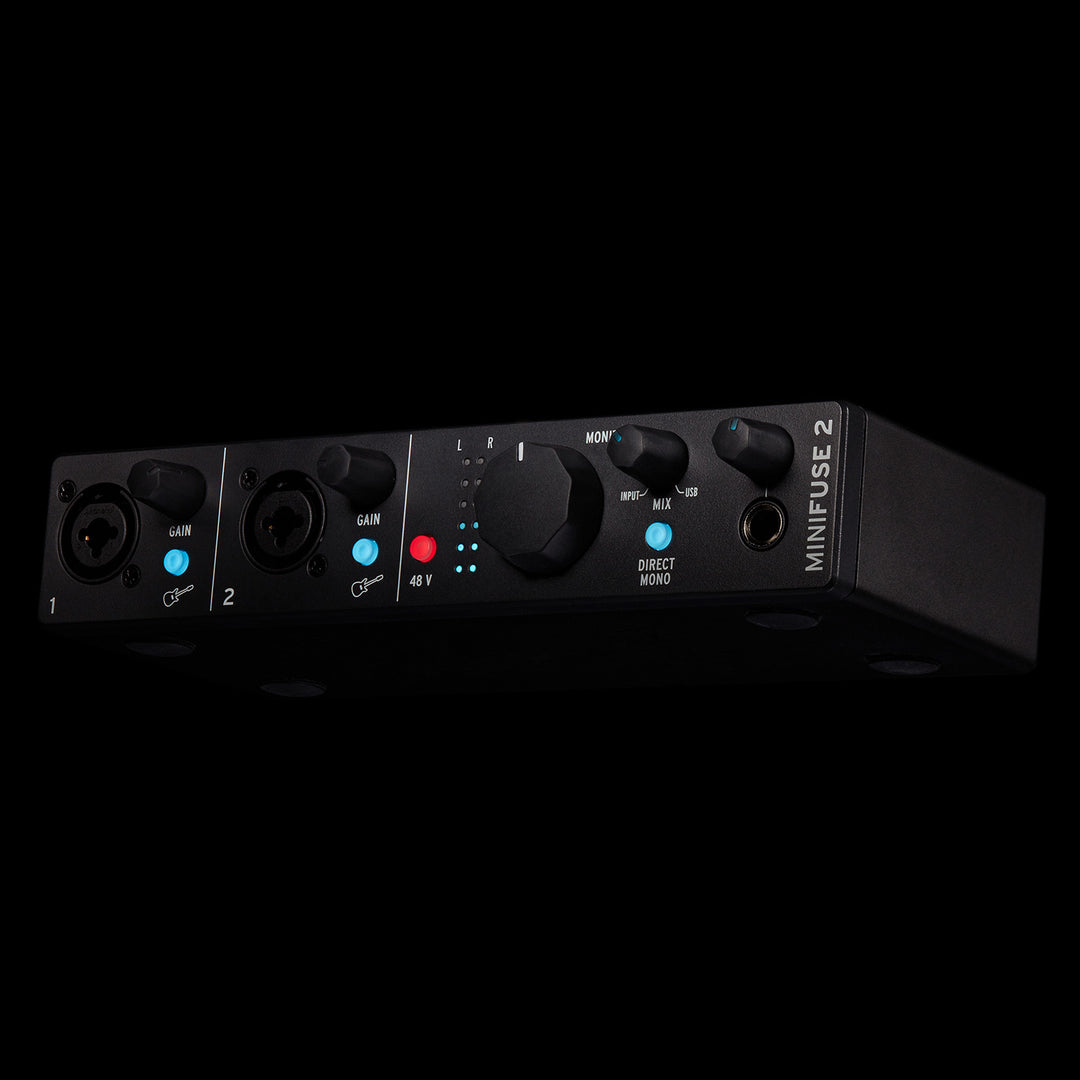 Arturia MiniFuse 2 Portable 2-Channel USB Audio Interface - Black