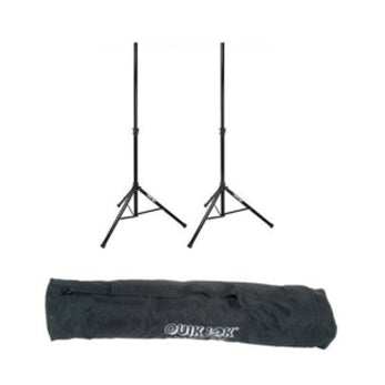 Quiklok S171PACK- Pair of aluminum speaker stands with dual nylon tote bag