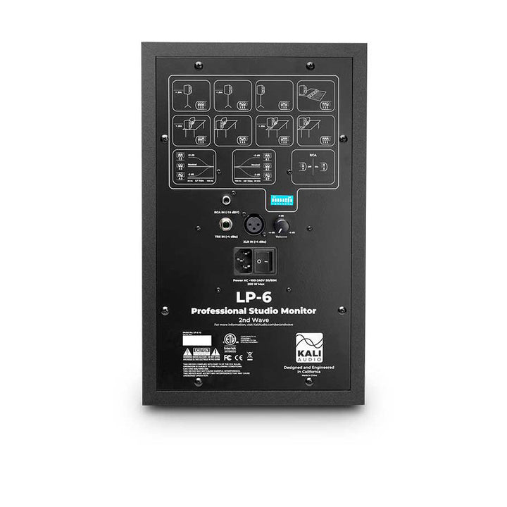 Kali Audio LONEPINE 6.5" 2-way 80w Powered Studio Monitor Black (each)
