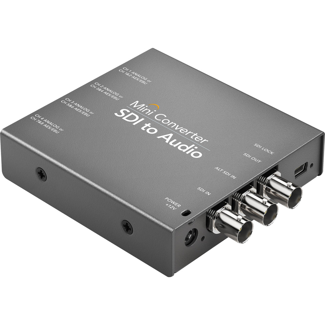 Blackmagic Design Mini Converter SDI to Audio with 12V Power Supply