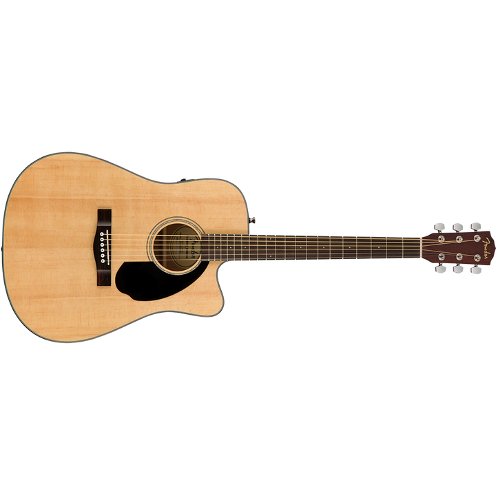 Fender CD-60SCE Dreadnought Acoustic Guitar (Natural)