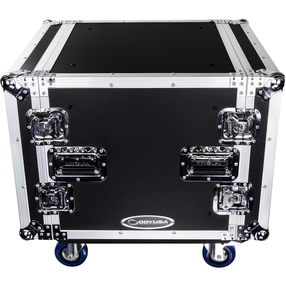 Odyssey FZS08W Flight Zone Shockmount Case with Wheels - 8U