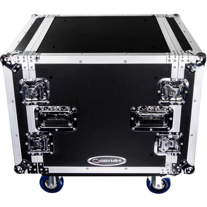 Odyssey FZS08W Flight Zone Shockmount Case with Wheels - 8U