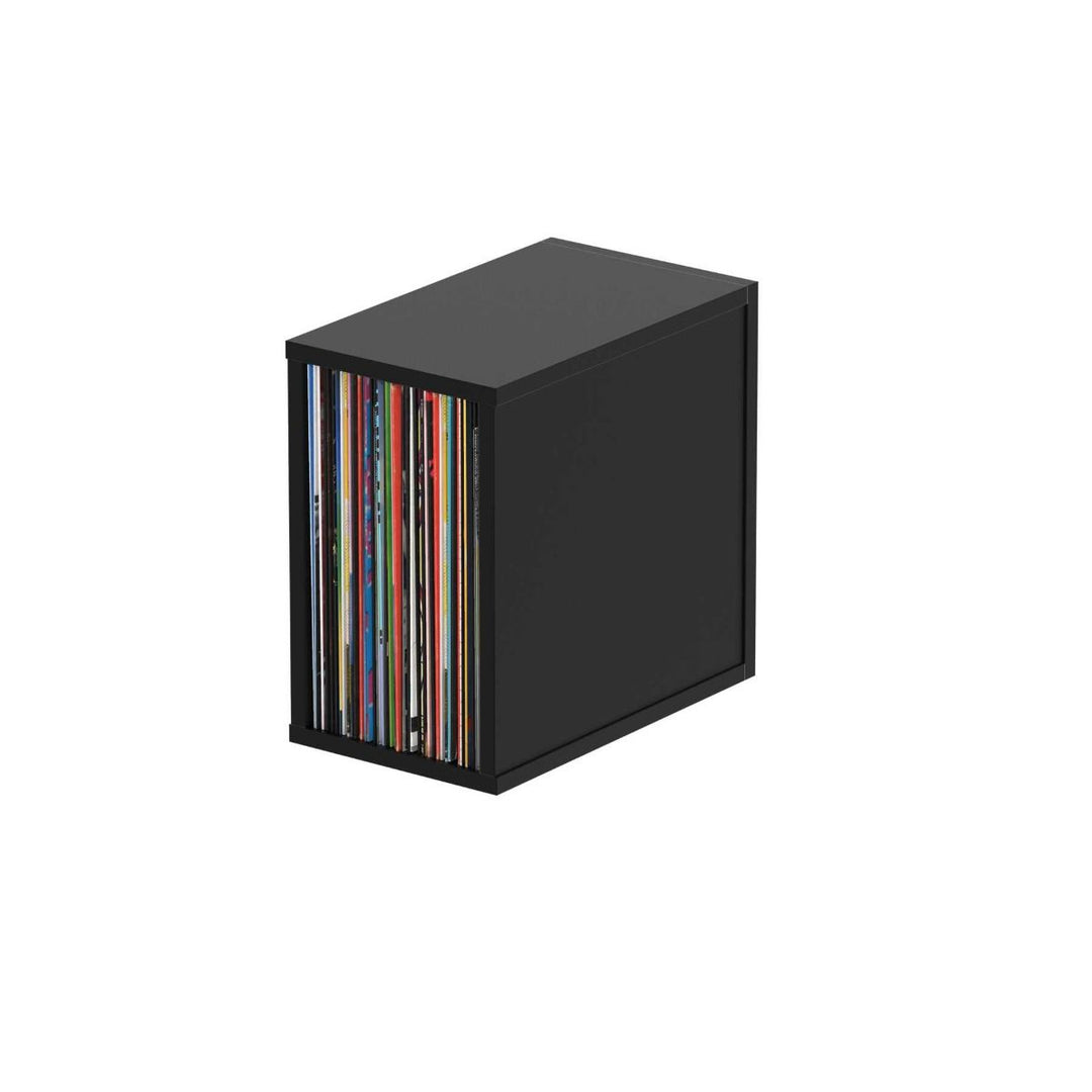 Glorious Record Box 55 Vinyl Storage (Holds 55 Records) - Black