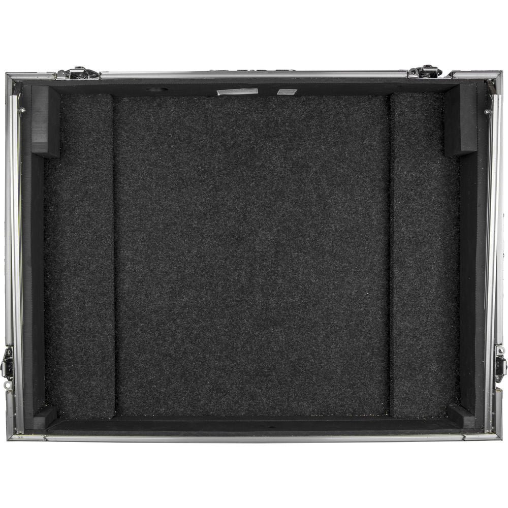 Odyssey FZGSPRIME4 Flight Zone Glide Style Case for Denon Prime 4 DJ Controller - Silver and Black