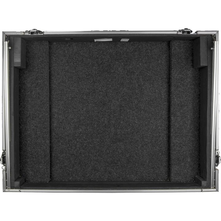 Odyssey FZGSPRIME4 Flight Zone Glide Style Case for Denon Prime 4 DJ Controller - Silver and Black