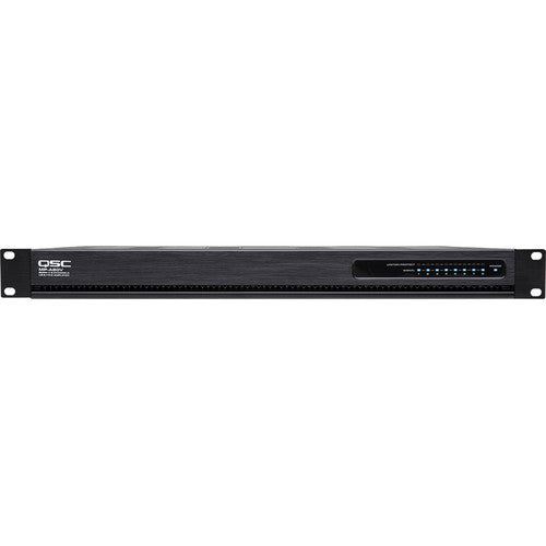 QSC 1600W Flexamp Hi/Lo-Z Amplifier,2x800W @4/8 Ohms/70V/100V/HPFilter CH/GPIO Remote Standby/Amp Status