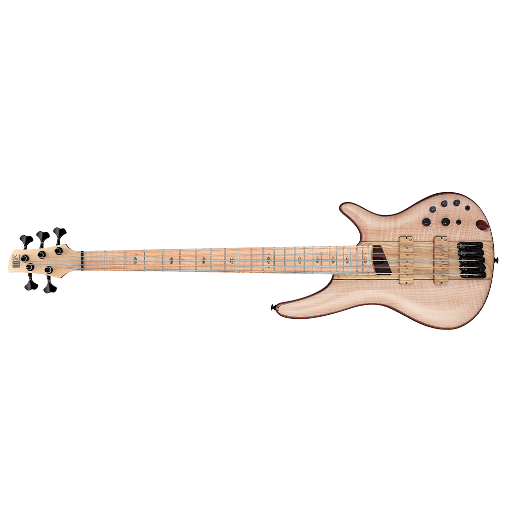 Ibanez SR Premium 5-String Electric Bass (Natural Low Gloss) SR5FMDX2NTL
