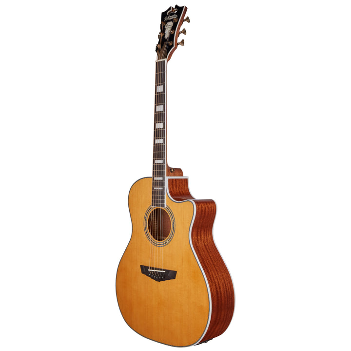 D'Angelico Premier Gramercy Acoustic Guitar - Vintage Natural