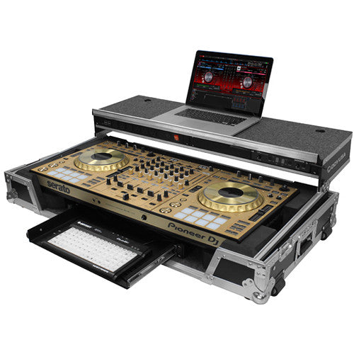 Odyssey Flight Zone Glide Style Case with Wheels & Three 1 RU 19'' Rack Spaces for DDJ-RZ / SZ / SZ2 DJ Controller