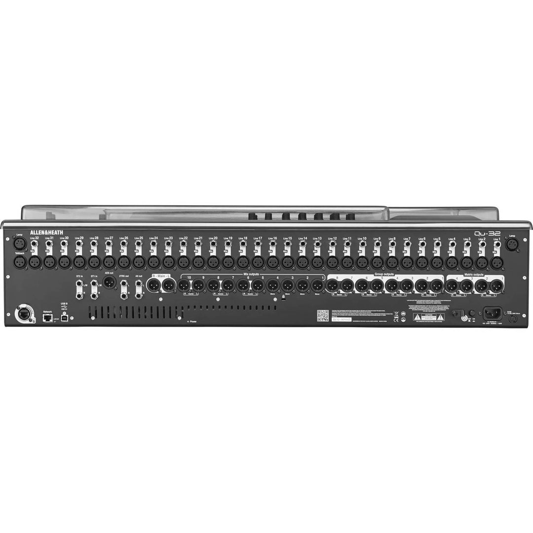Decksaver Dust Cover for Allen & Heath QU32 Digital Mixer