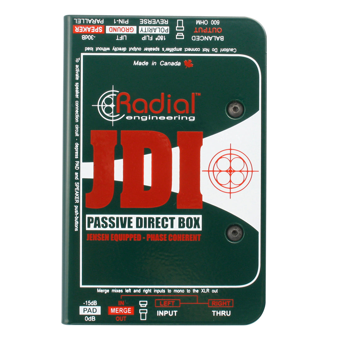 Radial JDI Mk3 - Professional Passive Direct Box with Jensen Transformer