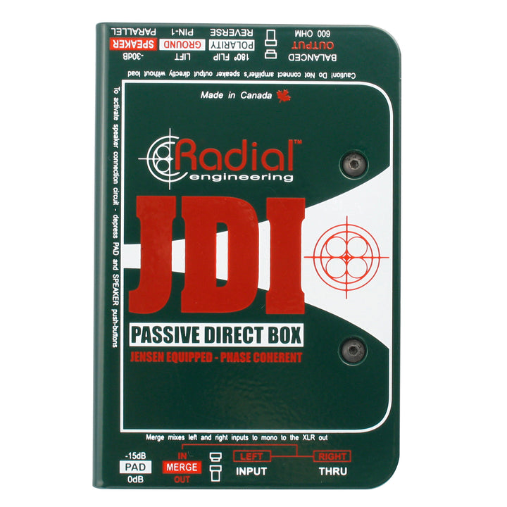 Radial JDI Mk3 - Professional Passive Direct Box with Jensen Transformer