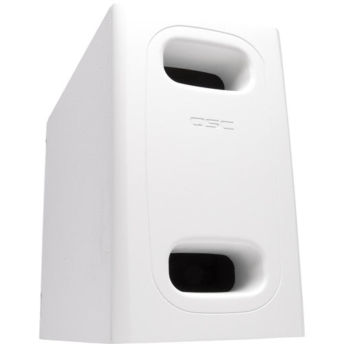 QSC 6.5'' Dual Voice Coil Surface Subwoofer/HiPass Out-70/100V-Bypass/Lo-Z Mono/Stereo/Surface Instal(White)