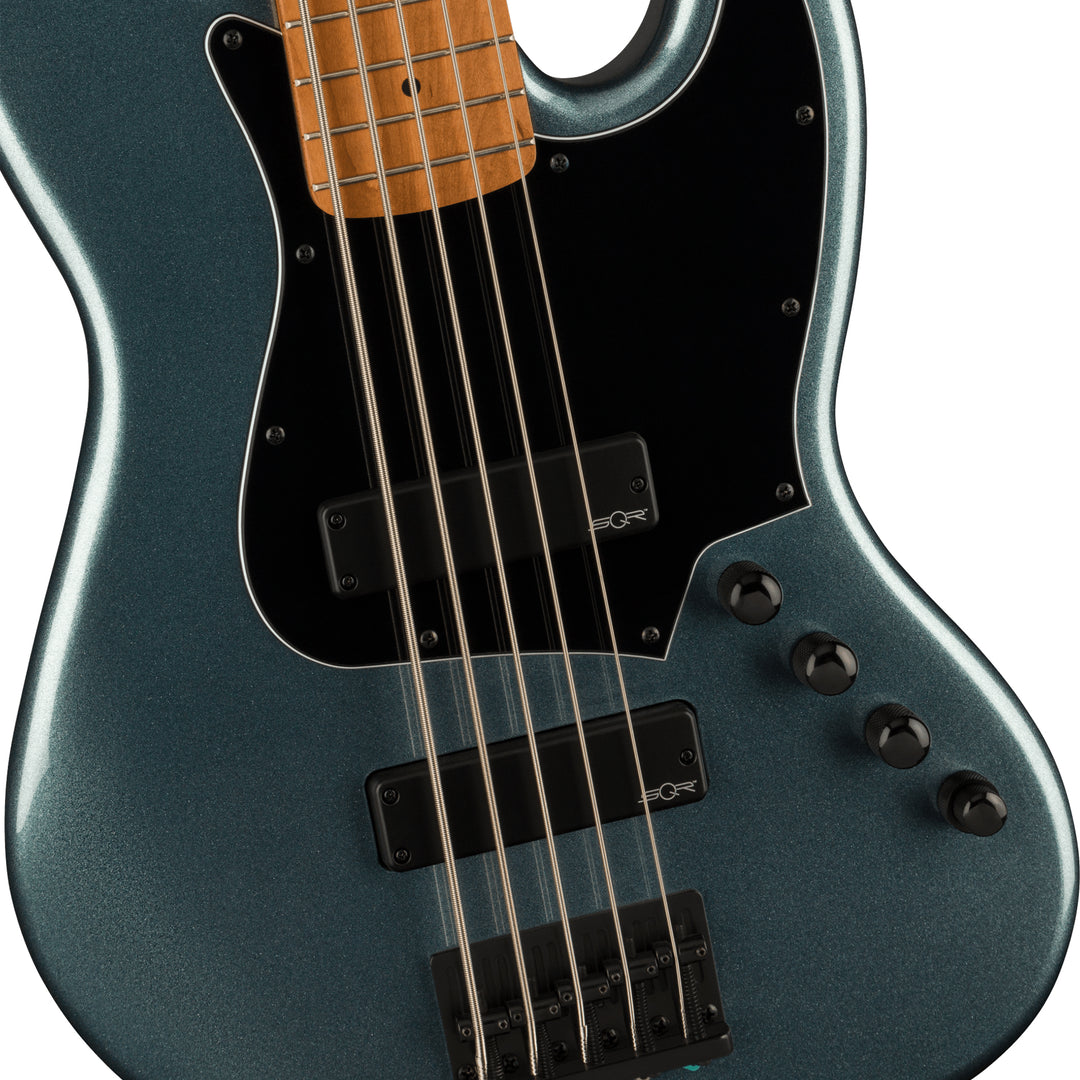 Squier Contemporary Active Jazz Bass HH V (Gunmetal Metallic