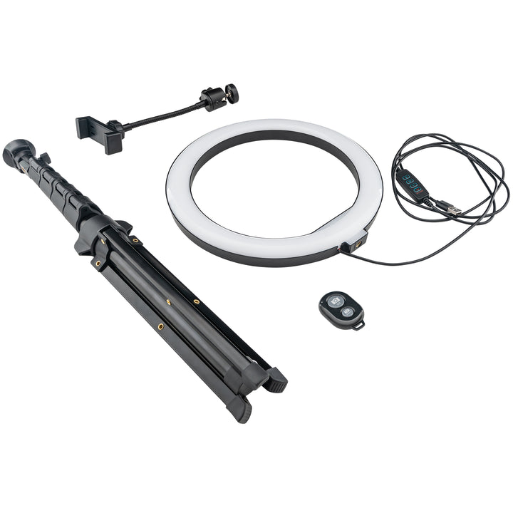 Mackie mRING-10 3-Color Ring Light Kit w/ Stand & Remote - 10"