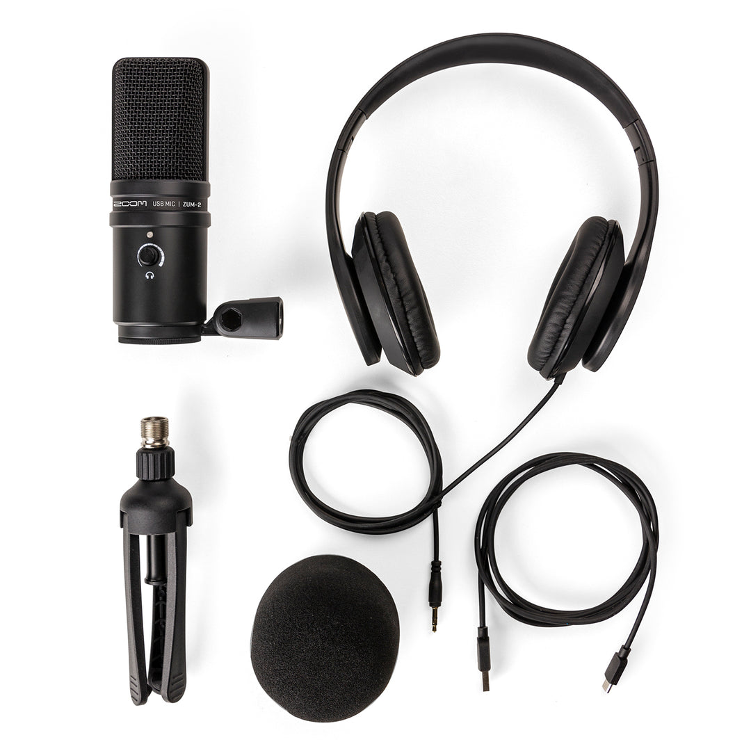 Zoom ZUM-2 Podcast Microphone Pack