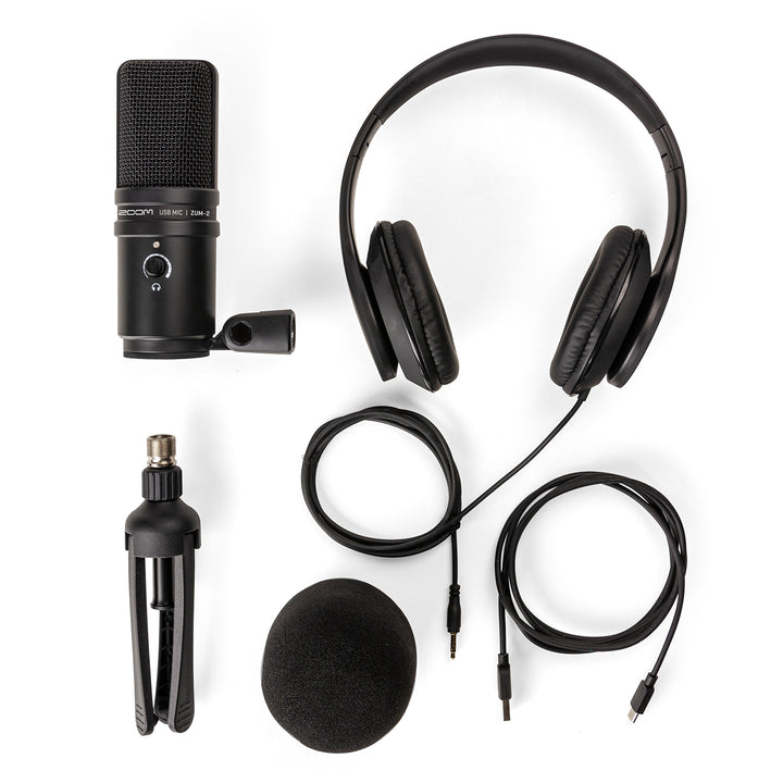 Zoom ZUM-2 Podcast Microphone Pack