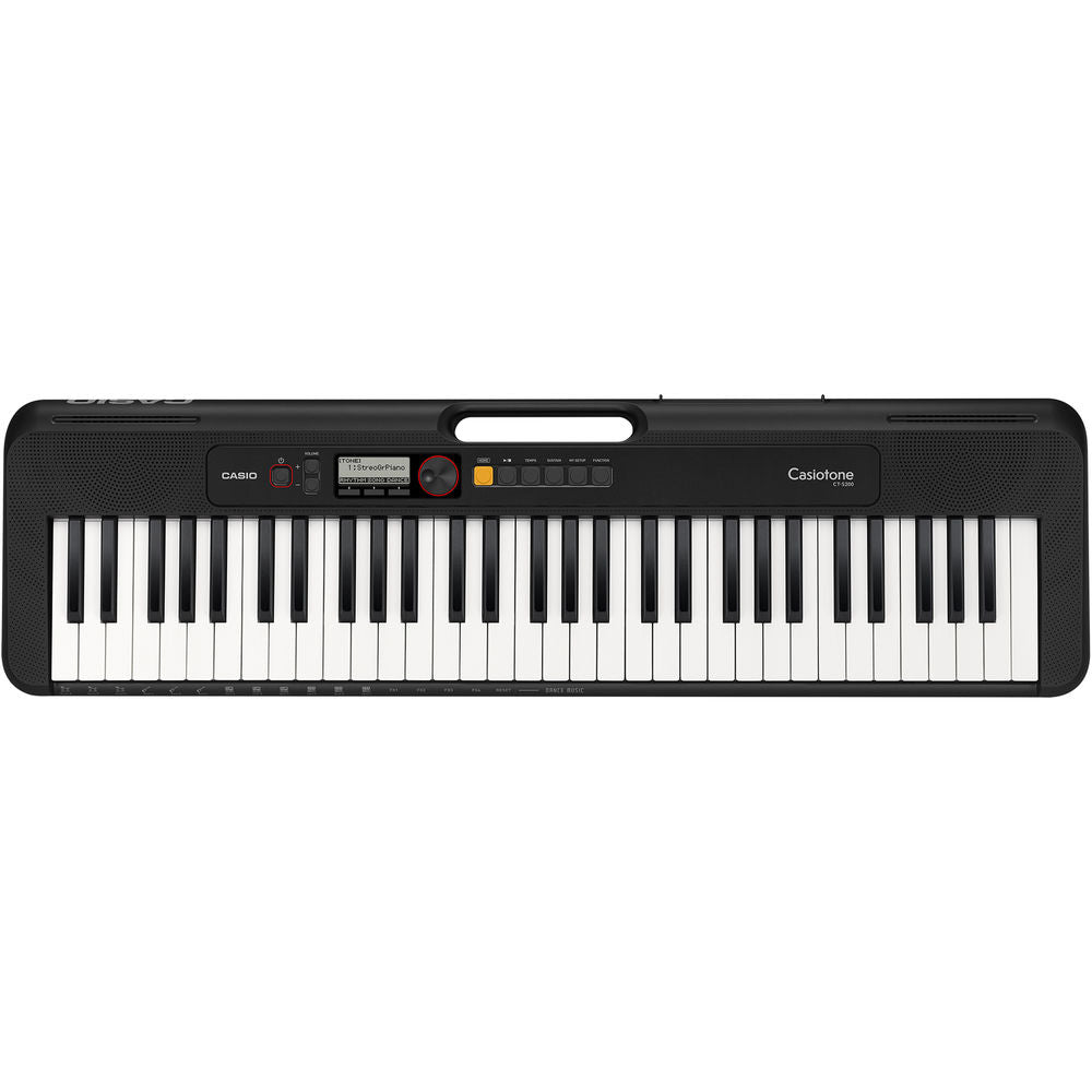 Casio CT-S200 Portable 61-Key Keyboard w/ Chordana App & 400 Tones - Black
