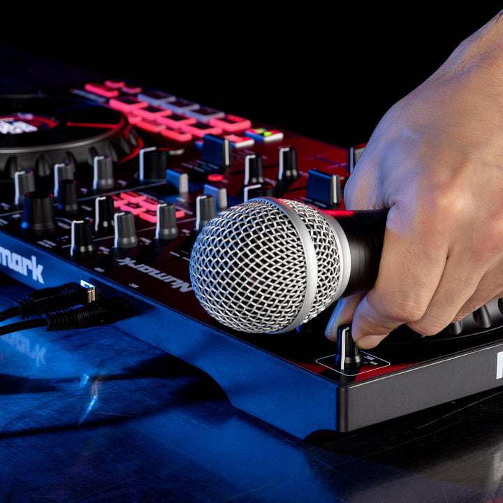 Numark Mixtrack Platinum FX 4-Deck Advanced DJ Controller w/ Jog Wheel Displays & Effects Paddles