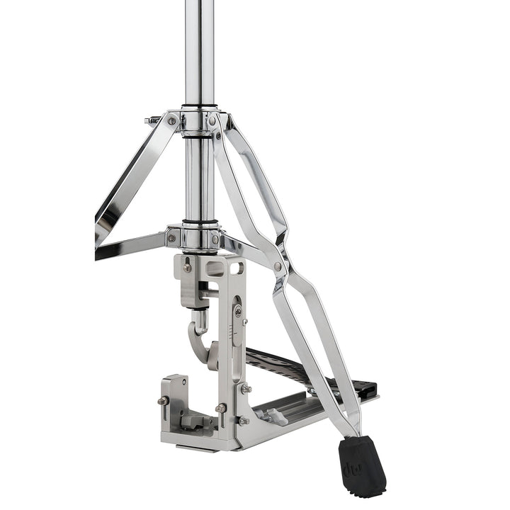 DW CPMDDHH3BK Machined Direct Drive Hi Hat - 3 Legs w/ Black Footboard & Heel