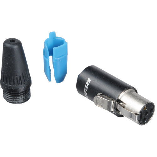 Neutrik RT4FC-B - 4 Pin Black Inline Tiny XLRF with Gold Contacts